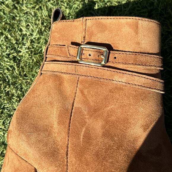 NWOB Paul Green Sydney Boots Toffee Suede Size Women’s 7.5 - Picture 8 of 12